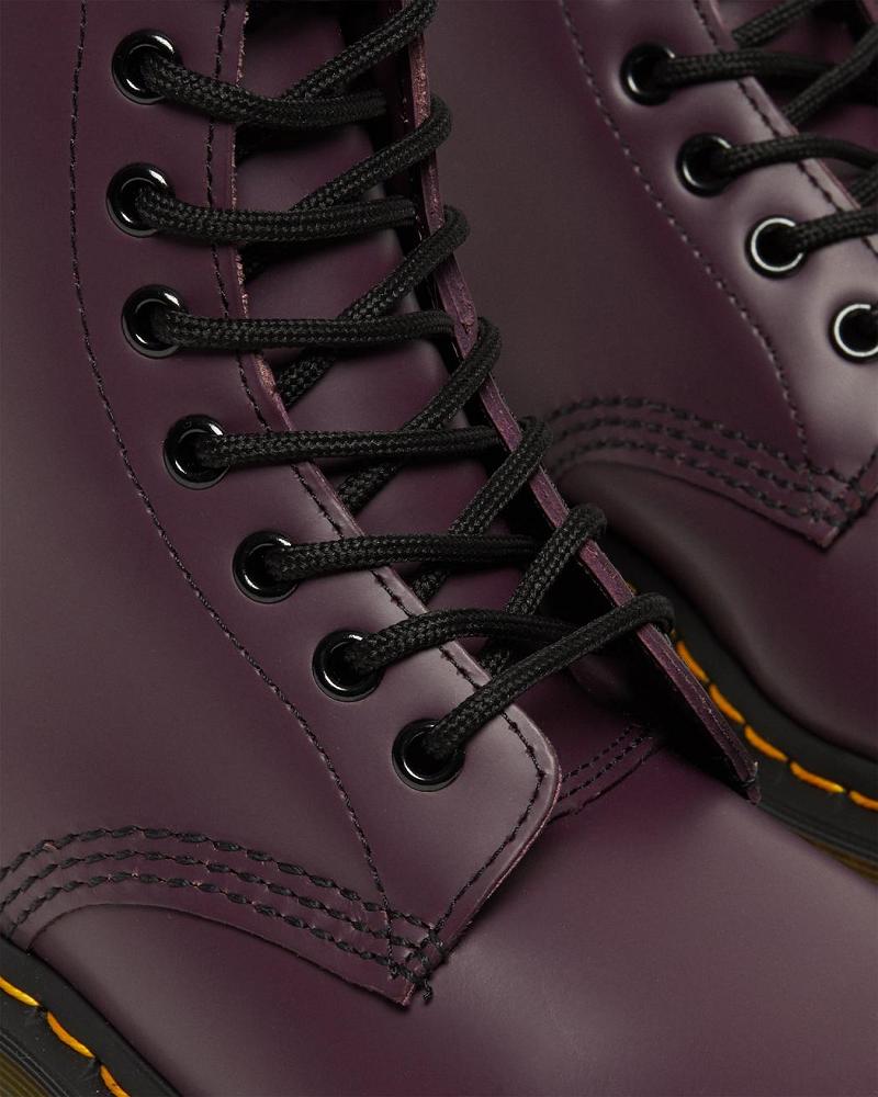 Dr Martens 1460 Smooth Leren Veterlaarzen Dames Paars | NL 573SGL